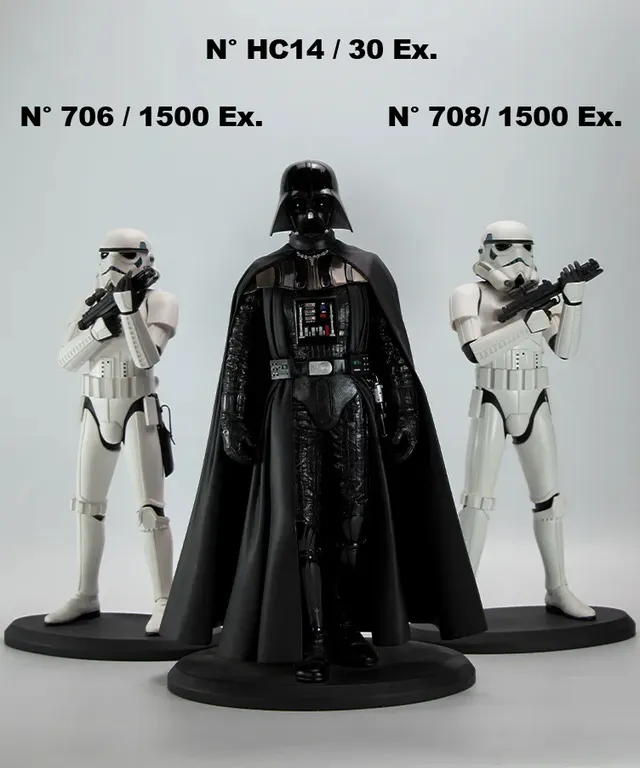 Attakus Prestige Dark Vador + 2 Stormtroopers statues 1/5 40cm