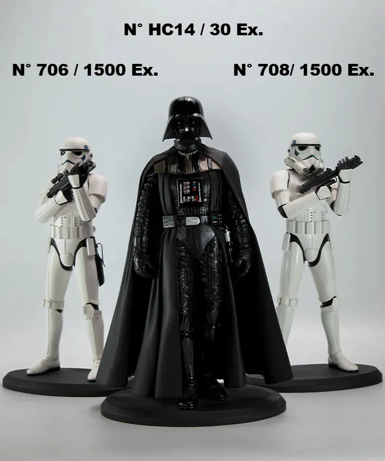 Attakus Prestige Dark Vador + 2 Stormtroopers statues 1/5 40cm
