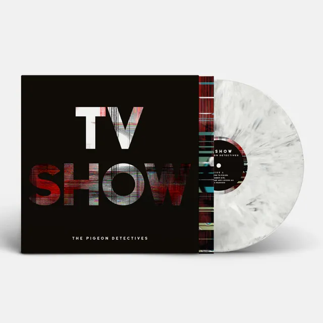 The Pigeon Detectives TV Show vinyle blanc marbré 12 pouces
