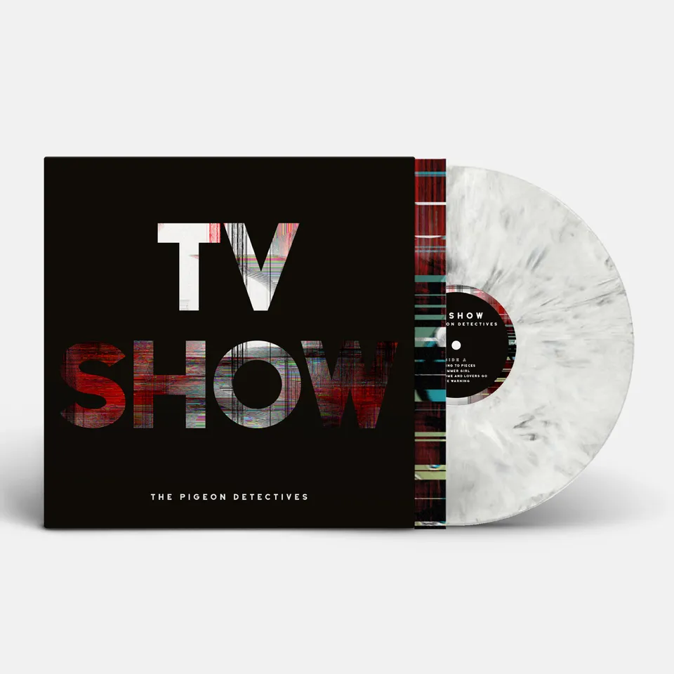 The Pigeon Detectives TV Show vinyle blanc marbré 12 pouces