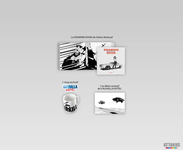 Attakus Atlas Pack Bedouel Drawing Book + Mug Ex-libris