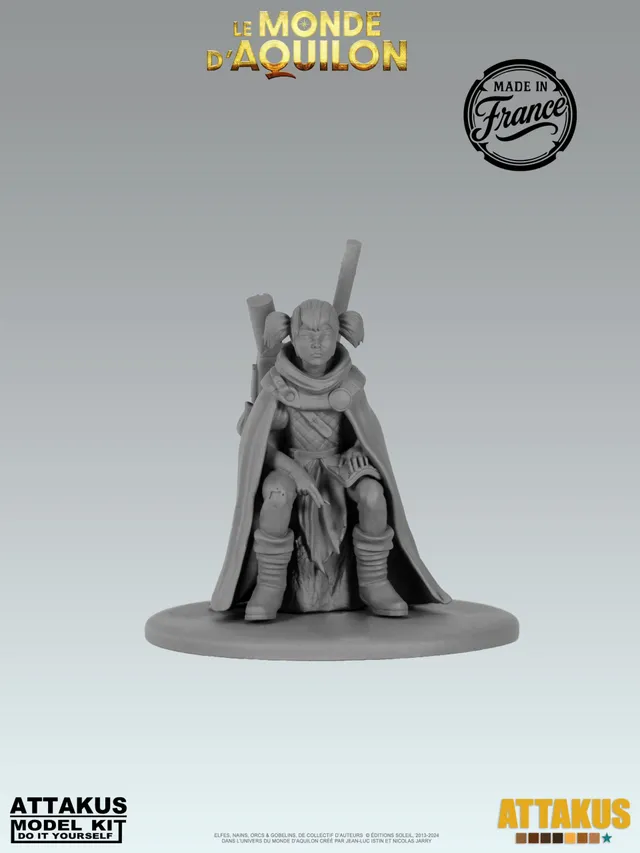 Attakus Model Kit Irinild figurine à peindre 40 mm Elfes