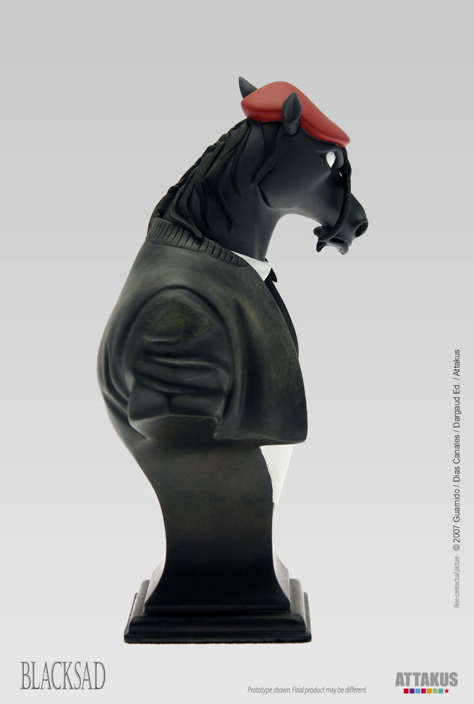 Attakus Blacksad Buste Horse Black Claws résine 16,5 cm