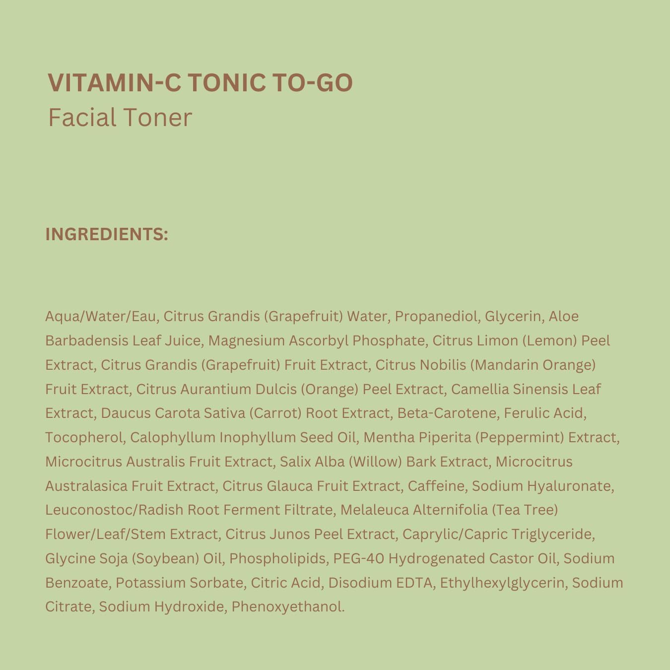 Pixi Vitamin-C Tonic To-Go disques 60 pièces