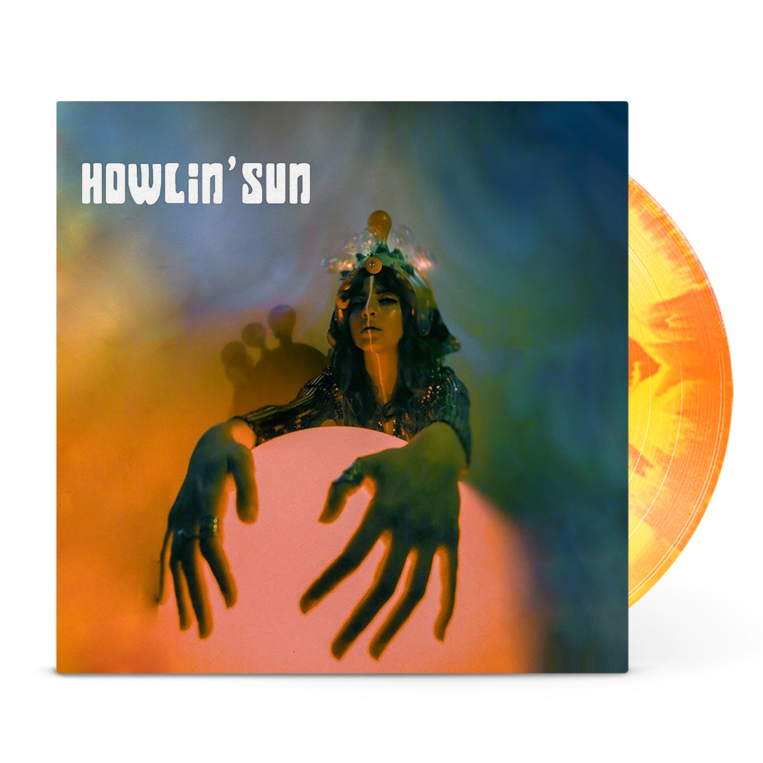 Apollon Records Howlin Sun LP vinyle jaune rouge 250 ex