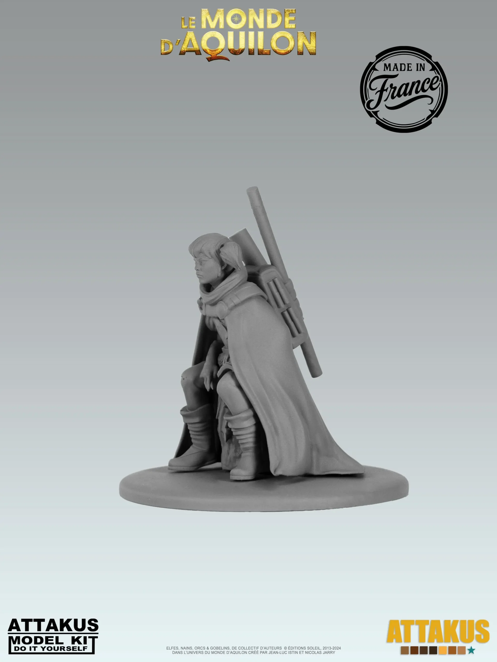 Attakus Model Kit Irinild figurine à peindre 40 mm Elfes