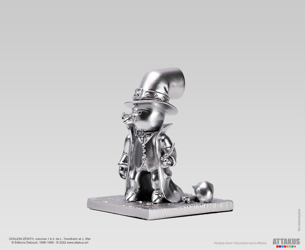 Attakus Donjon Zénith Le Gardien figurine argent 8 cm 22 ex