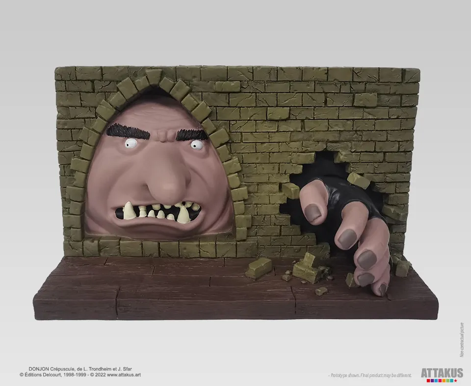 Attakus Collection Prestige Elyacin le Troll des cavernes statuette Donjon résine