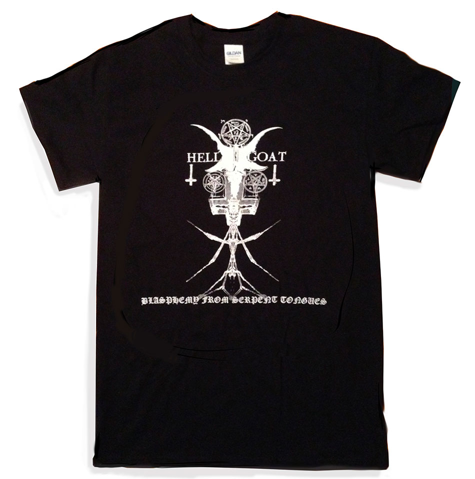 Hellgoat Blasphemy From Serpent Tongues t-shirt noir