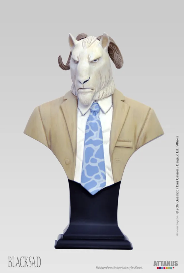 Attakus Blacksad Thomas Lachapelle buste résine 16,5 cm