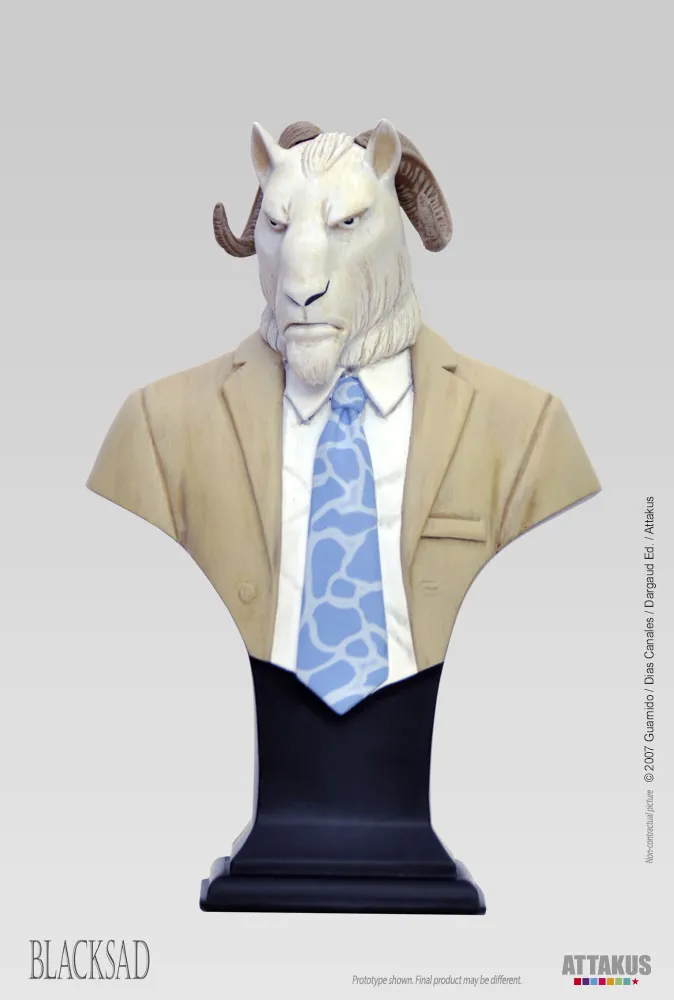 Attakus Blacksad Thomas Lachapelle buste résine 16,5 cm