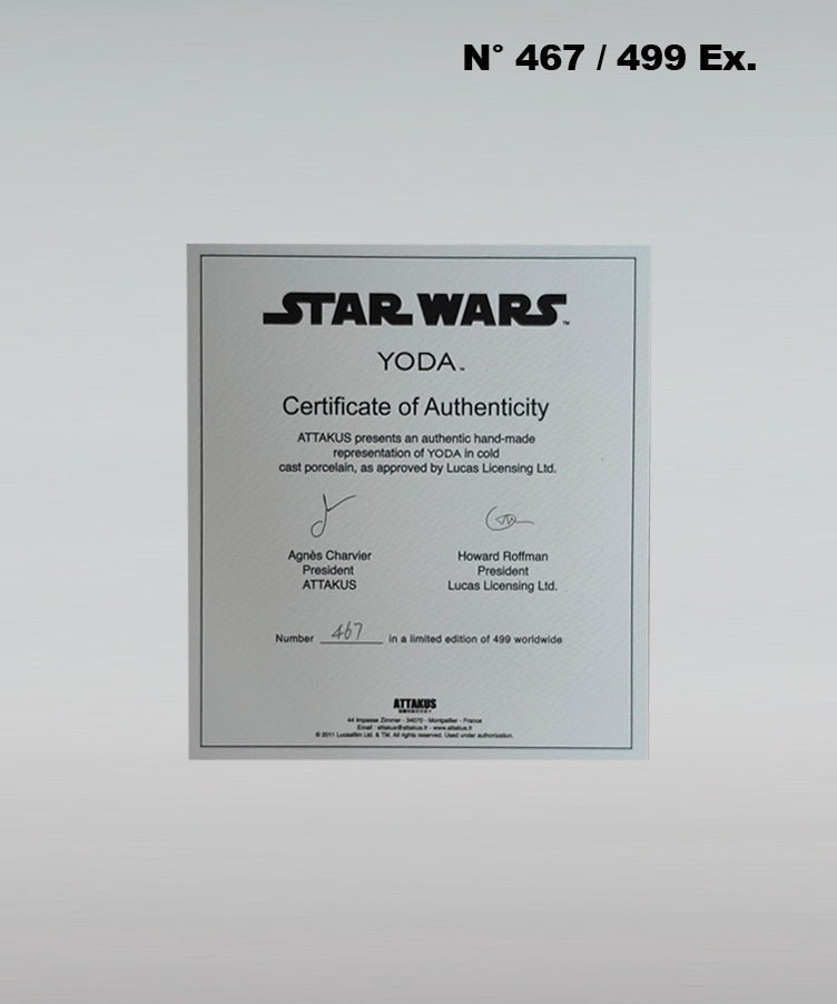 Attakus Prestige Yoda Using the Force statue résine 53 cm