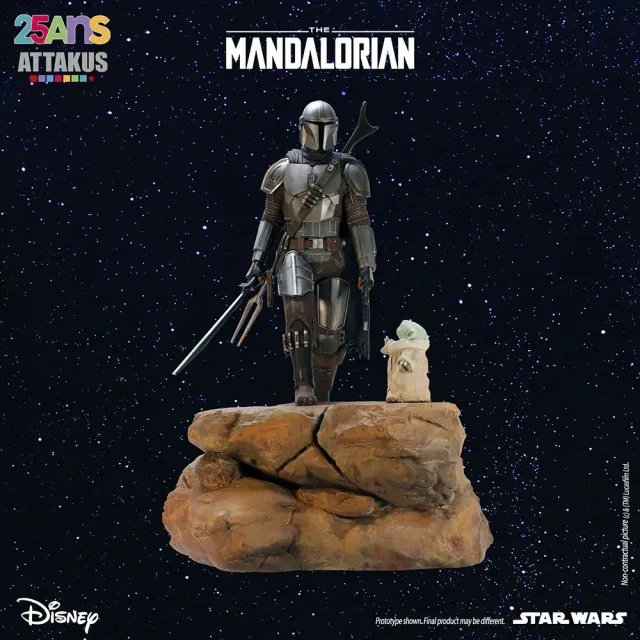 Attakus Classique Mandalorian & Grogu diorama 1/5e 54 cm EA