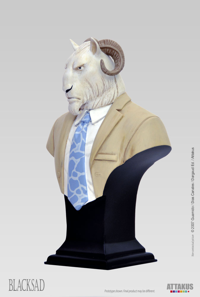 Attakus Blacksad Thomas Lachapelle buste résine 16,5 cm
