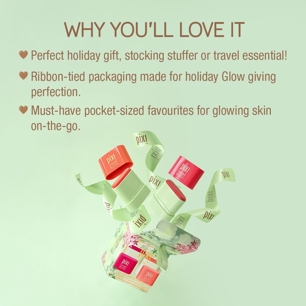 Pixi On-the-Glow Mini Blush Duo Ruby Juicy 2 sticks