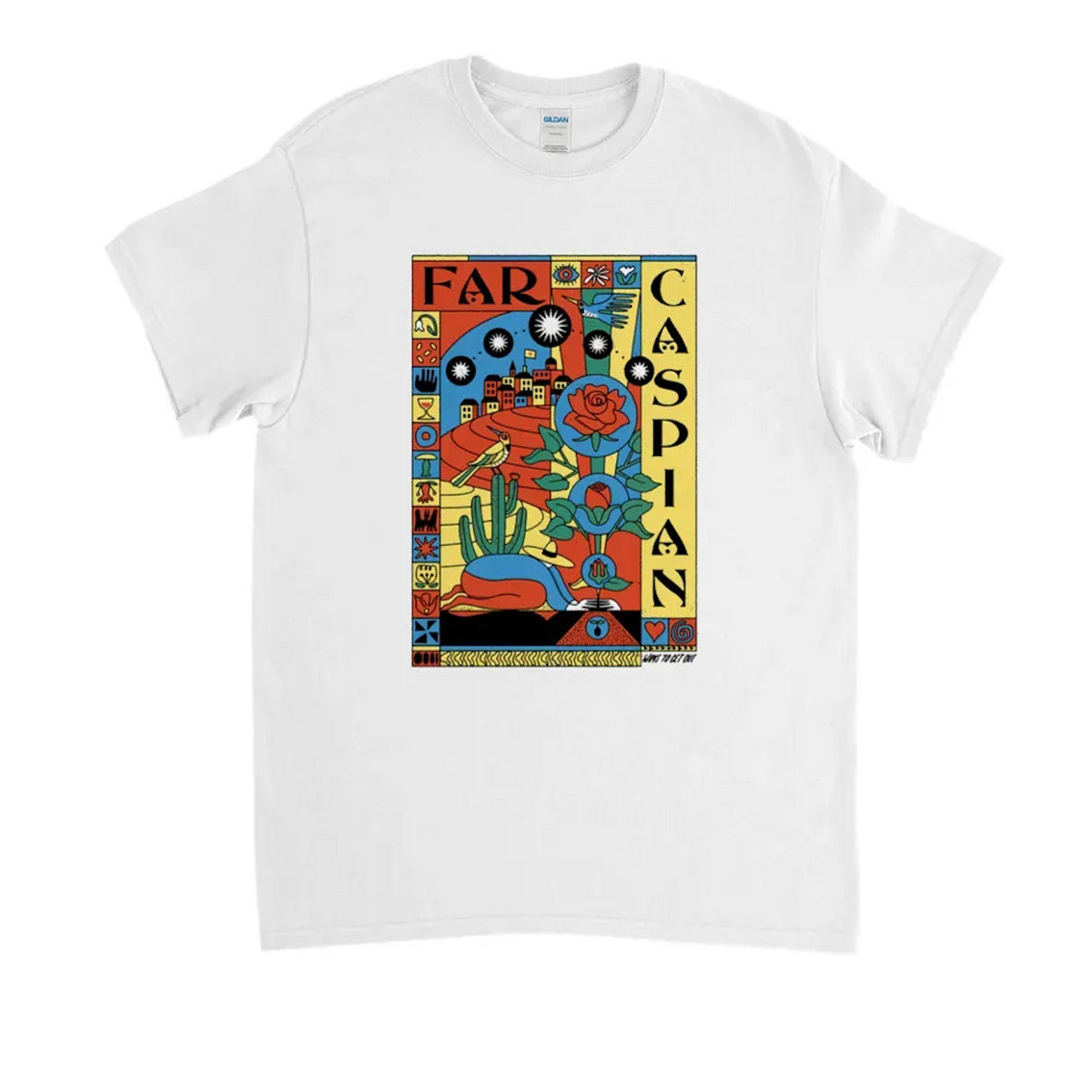 Far Caspian Floral t-shirt édition limitée taille M