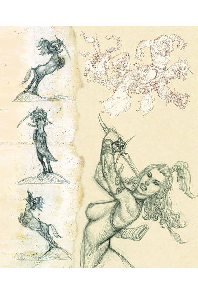 Attakus Collection Atlas Sketchbook Lereculey artbook 48 pages