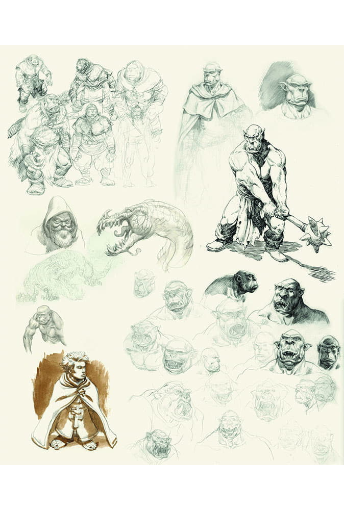 Attakus Collection Atlas Sketchbook Lereculey artbook 48 pages