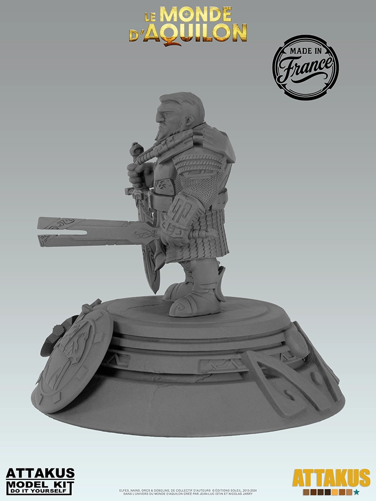 Attakus Model Kit Redwin de la Forge diorama à peindre 120 mm