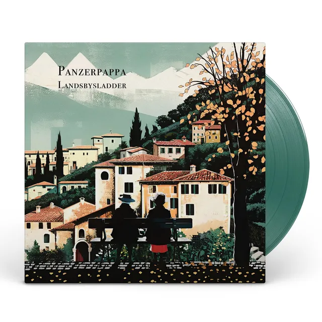 Apollon Records Panzerpappa Landsbysladder LP vinyle vert