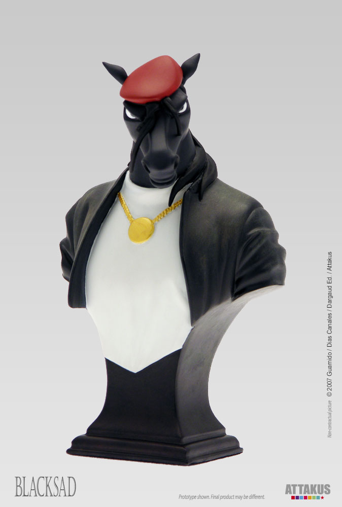 Attakus Blacksad Buste Horse Black Claws résine 16,5 cm
