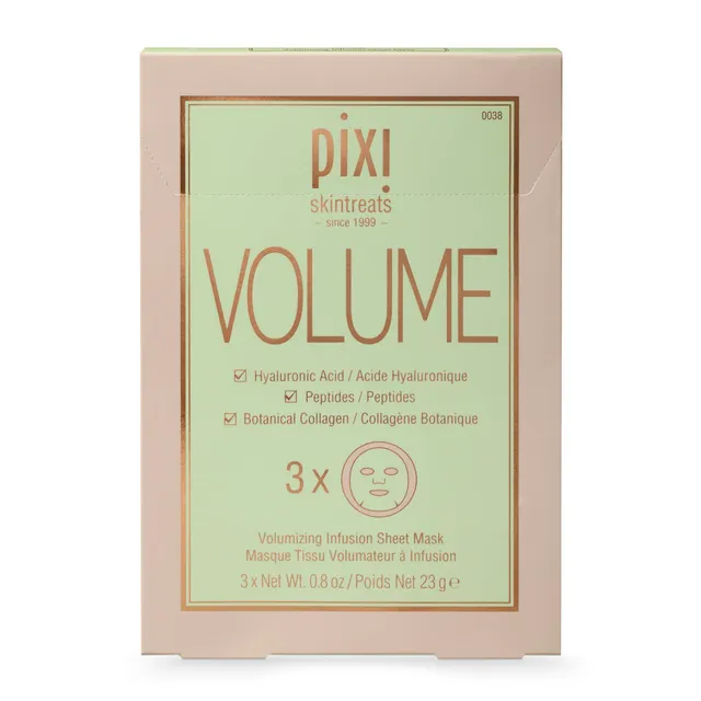 Pixi Collagen PLUMP Boost masque tissu x3 collagène végétal