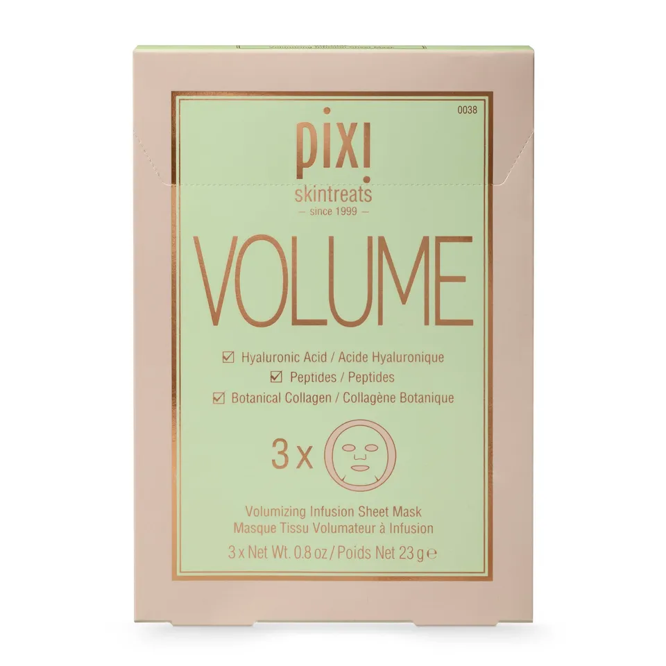 Pixi Collagen PLUMP Boost masque tissu x3 collagène végétal