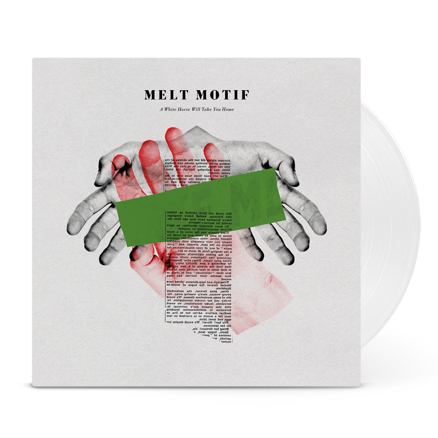 Apollon Melt Motif White Horse vinyle blanc LP gatefold