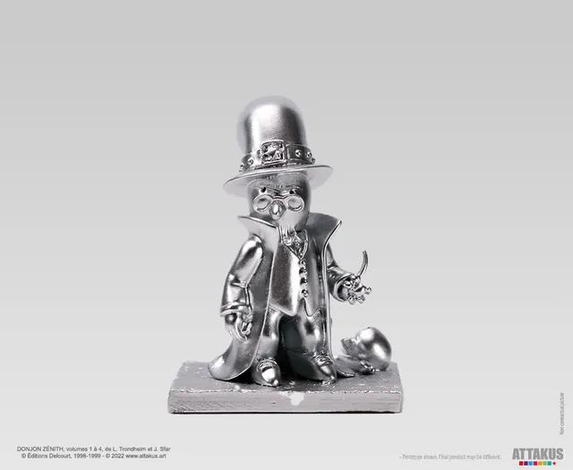 Attakus Donjon Zénith Le Gardien figurine argent 8 cm 22 ex