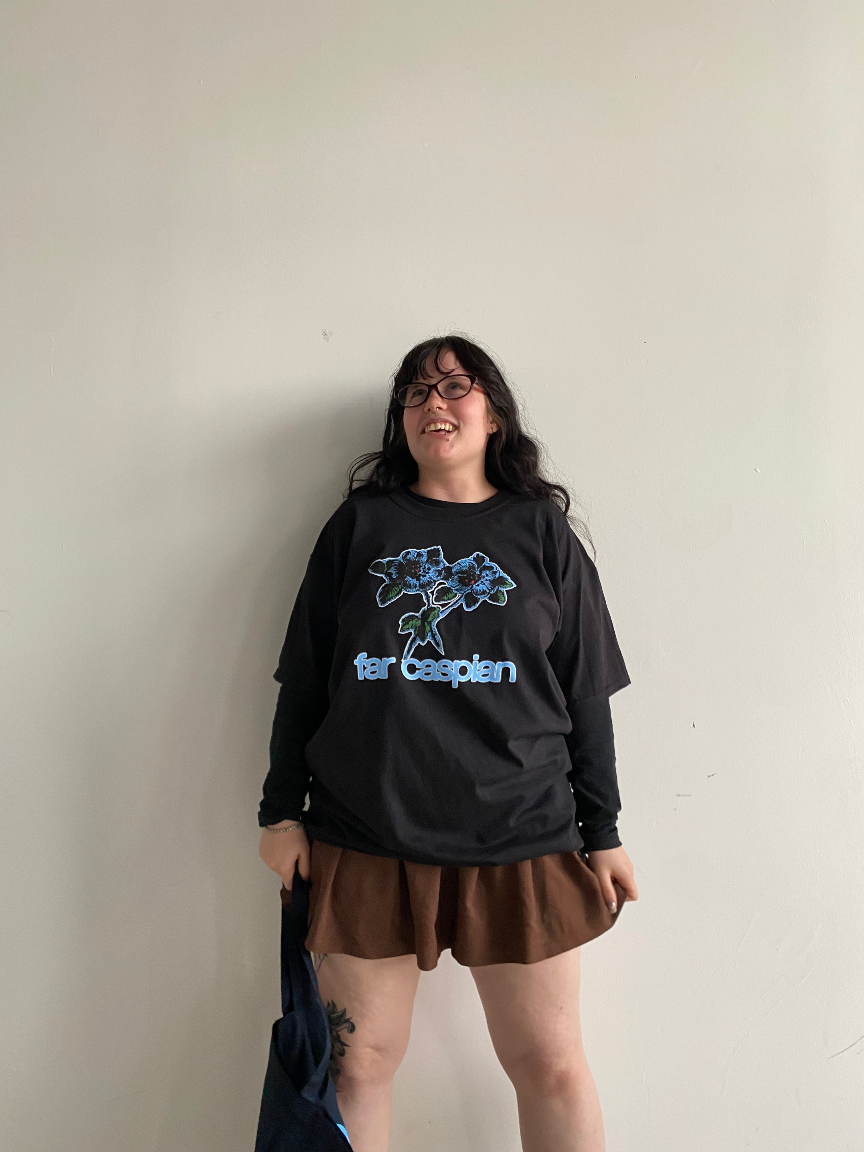 Far Caspian Flower t-shirt fleur tailles S à XL