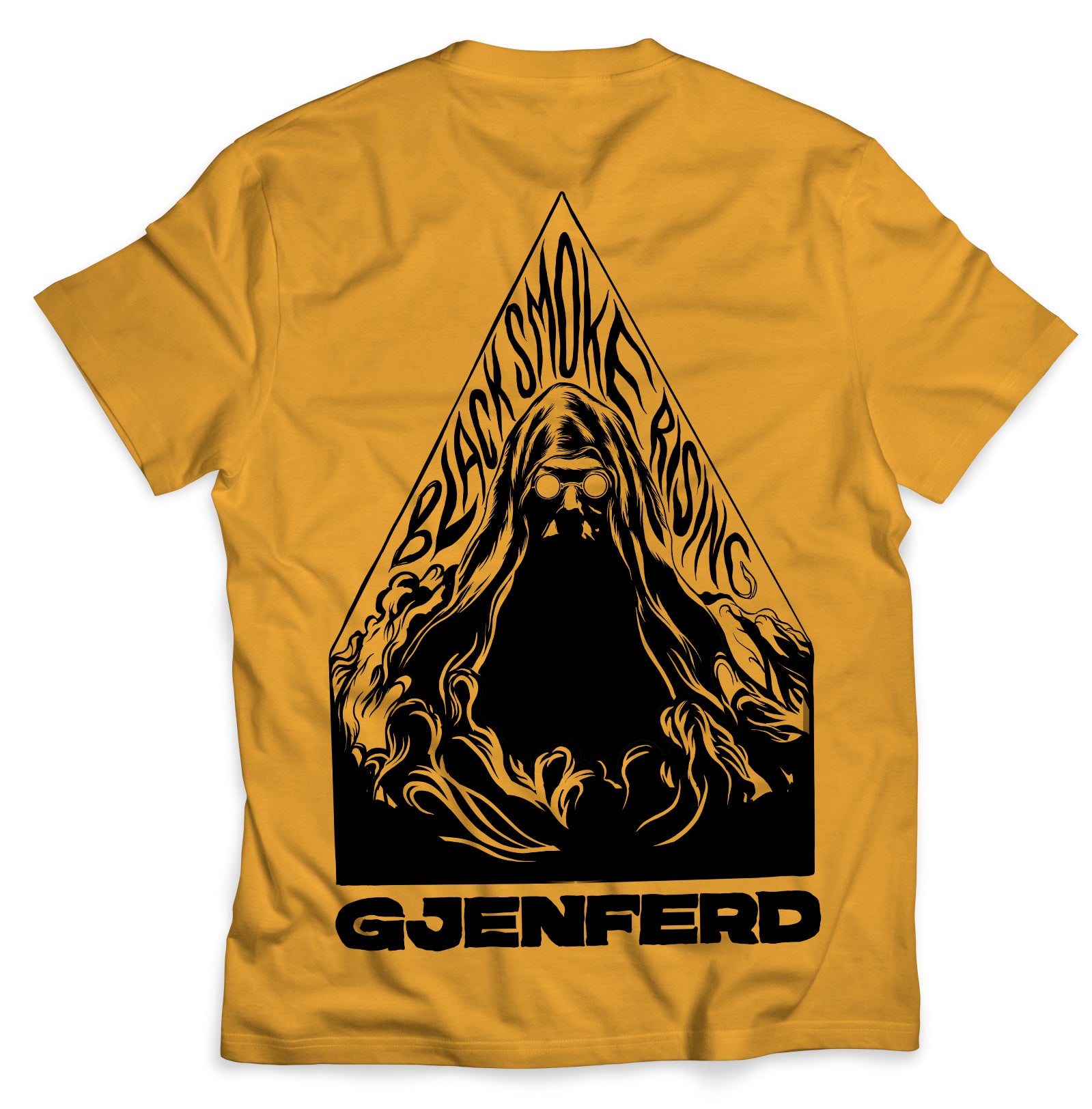 Apollon Records Gjenferd Black Smoke Rising t-shirt jaune