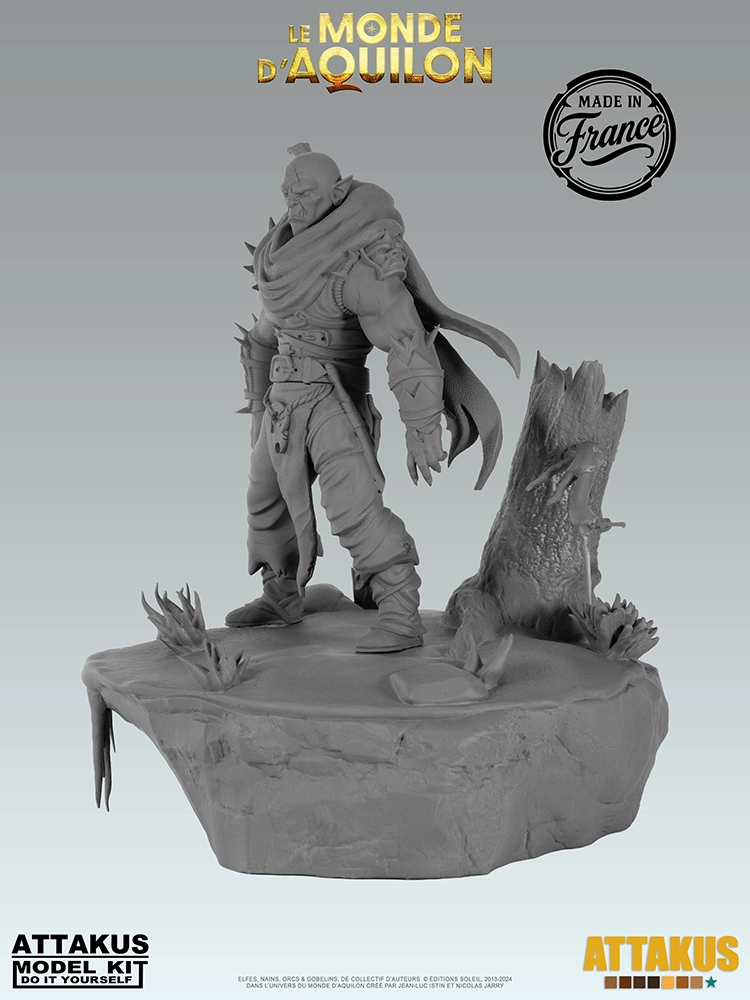 Attakus Model Kit Diorama La Poisse à peindre AQ13D 120 mm