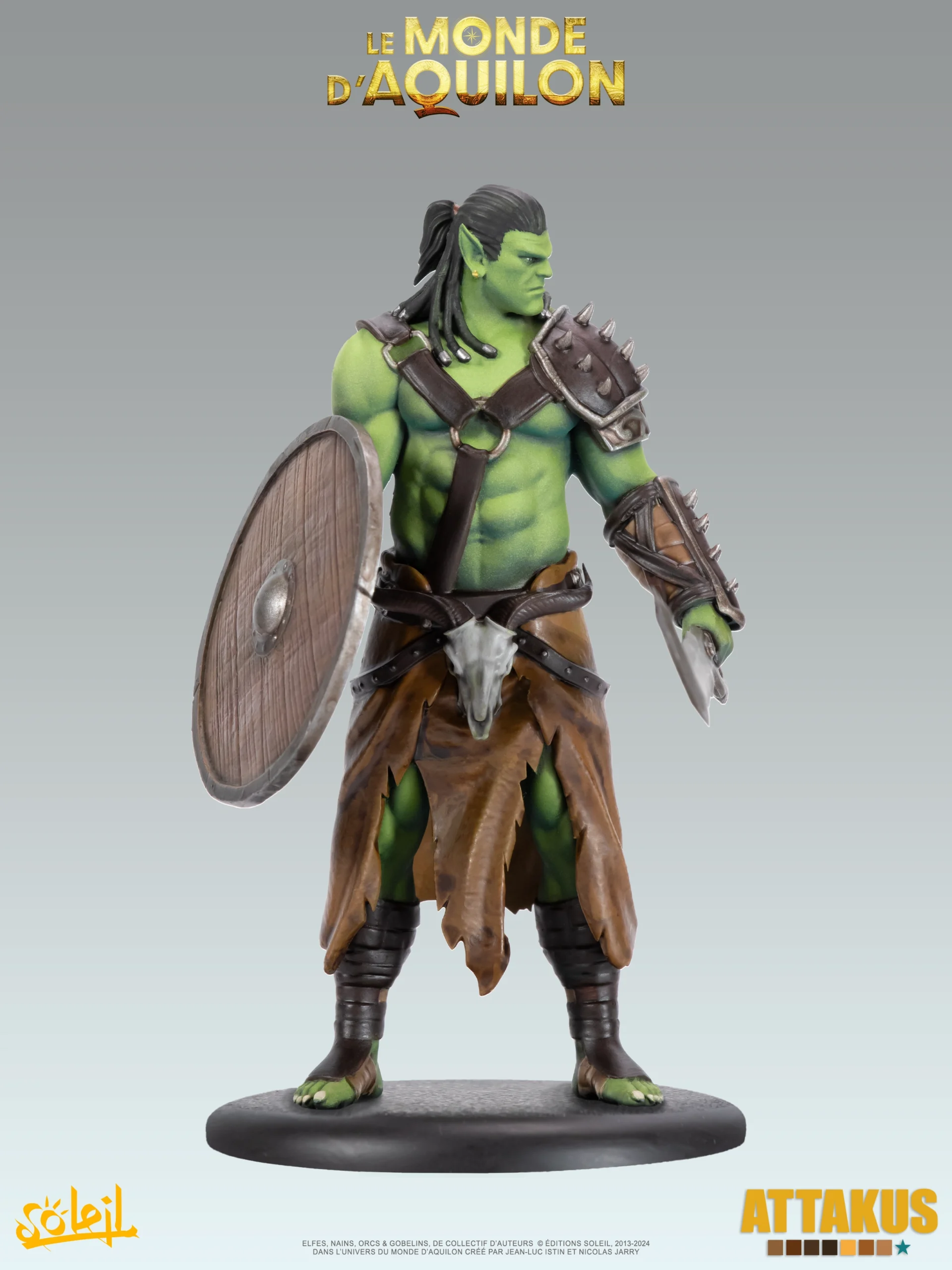 Attakus Prestige Turuk Bouclier Elfes figurine résine 120 mm