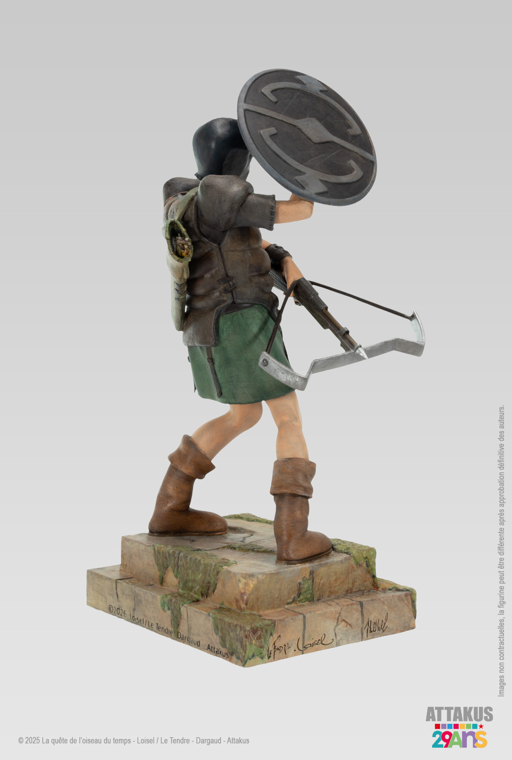 Attakus Prestige L'Inconnu Quête Oiseau Temps statue 1/10e 23,5cm