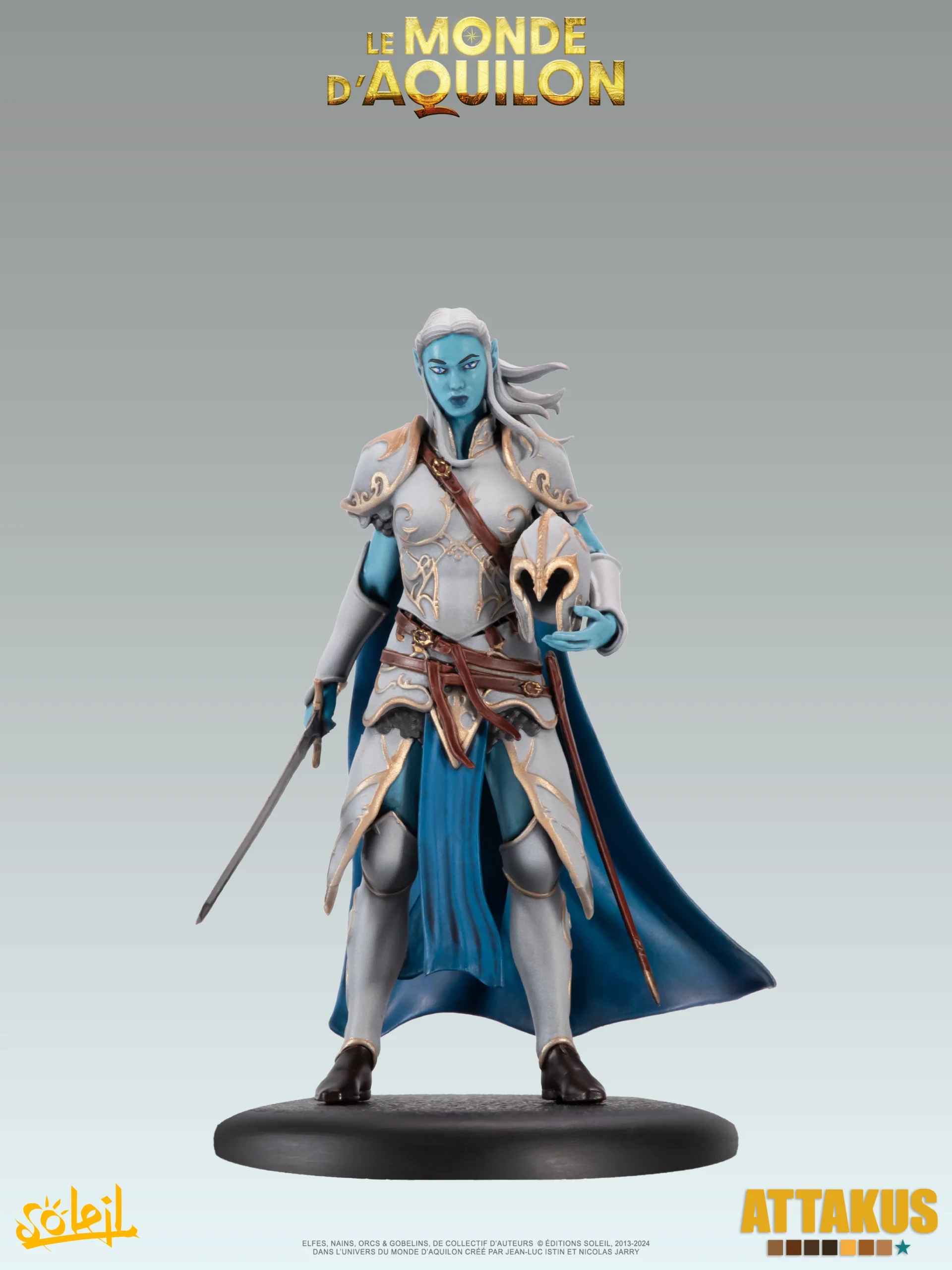 Attakus Collection Prestige Lanawyn Elfes figurine résine couleur 120 mm