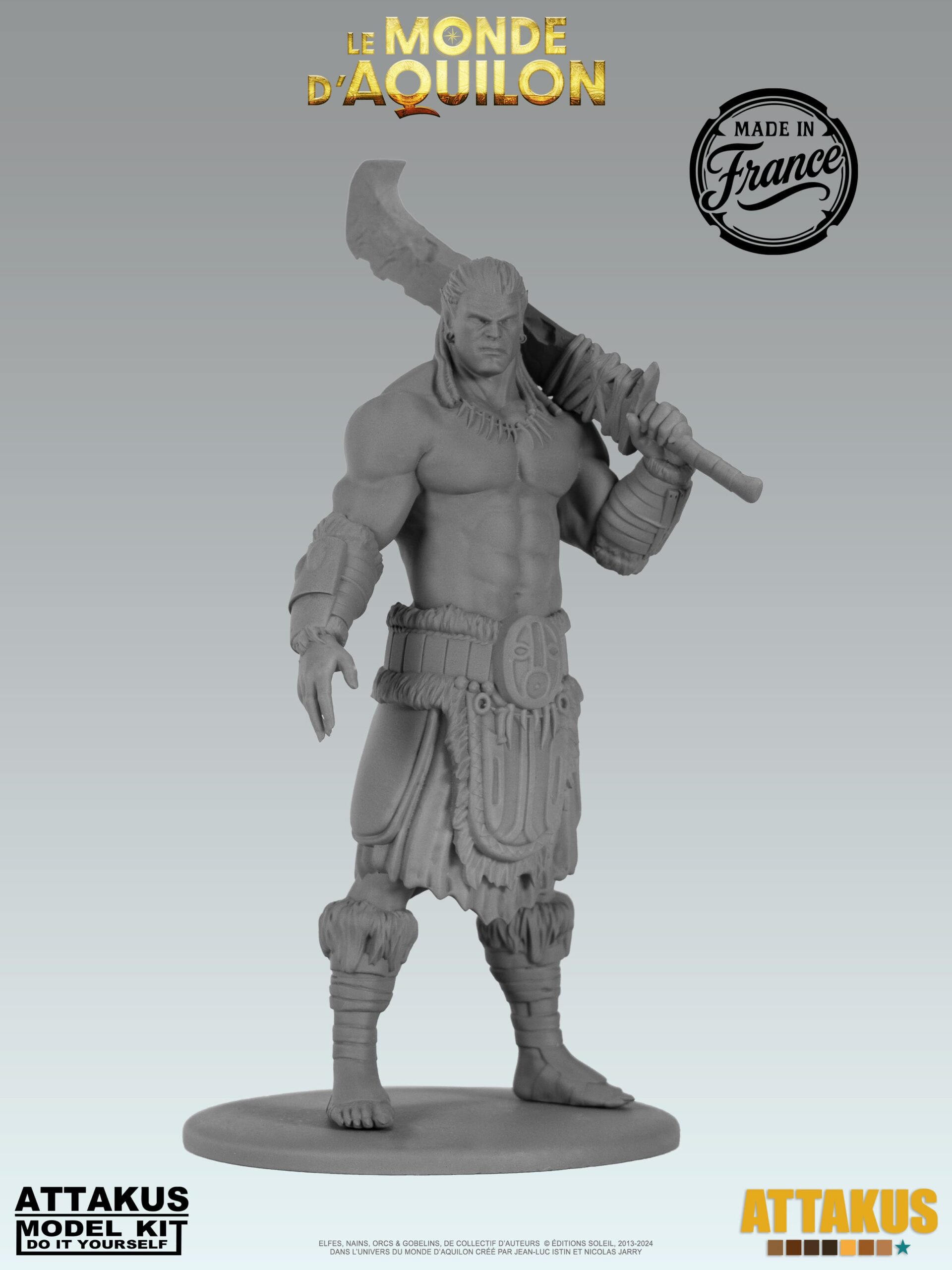 Attakus Model Kit Turuk Masque figurine à peindre résine