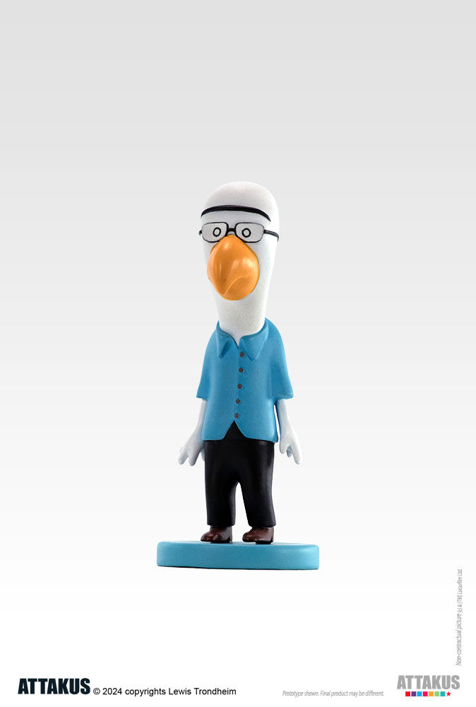 Attakus Atlas Lewis Trondheim Caricature statuette 7,5 cm
