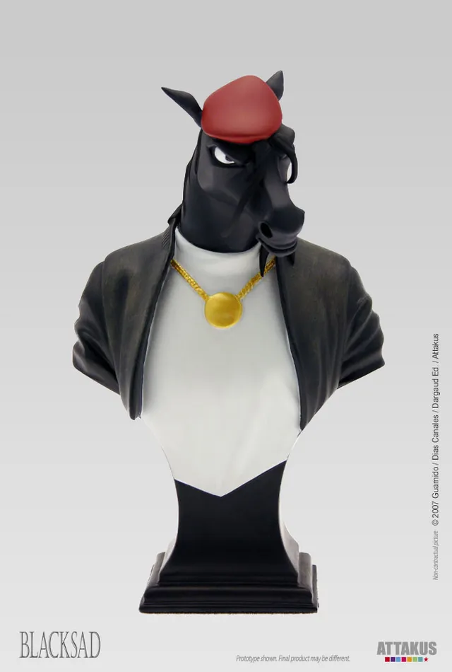 Attakus Blacksad Buste Horse Black Claws résine 16,5 cm