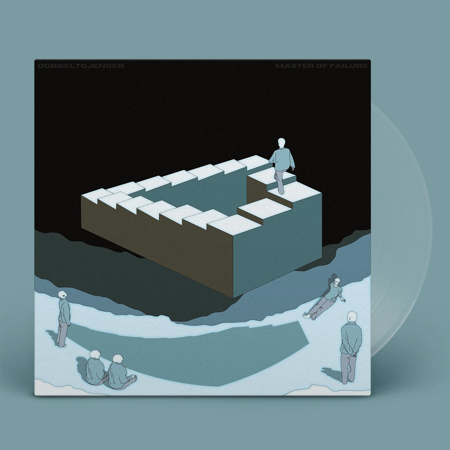 Apollon Records Dobbeltgjenger Master of Failure vinyle transparent