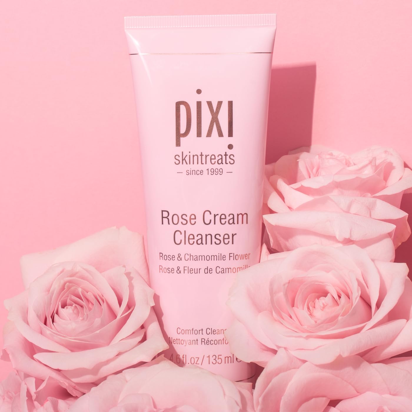 Pixi Rose crème nettoyante visage rose 135 ml