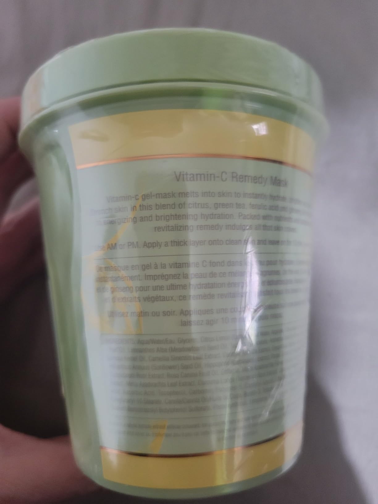 Pixi Vitamin-C Remedy Mask Masque Visage Eclat Agrumes