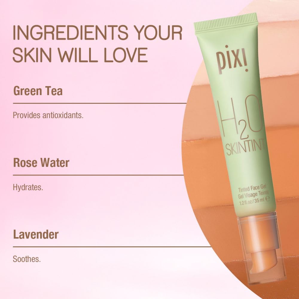 Pixi ColourTreats H2O SkinTint gel teinté Nude 35 ml