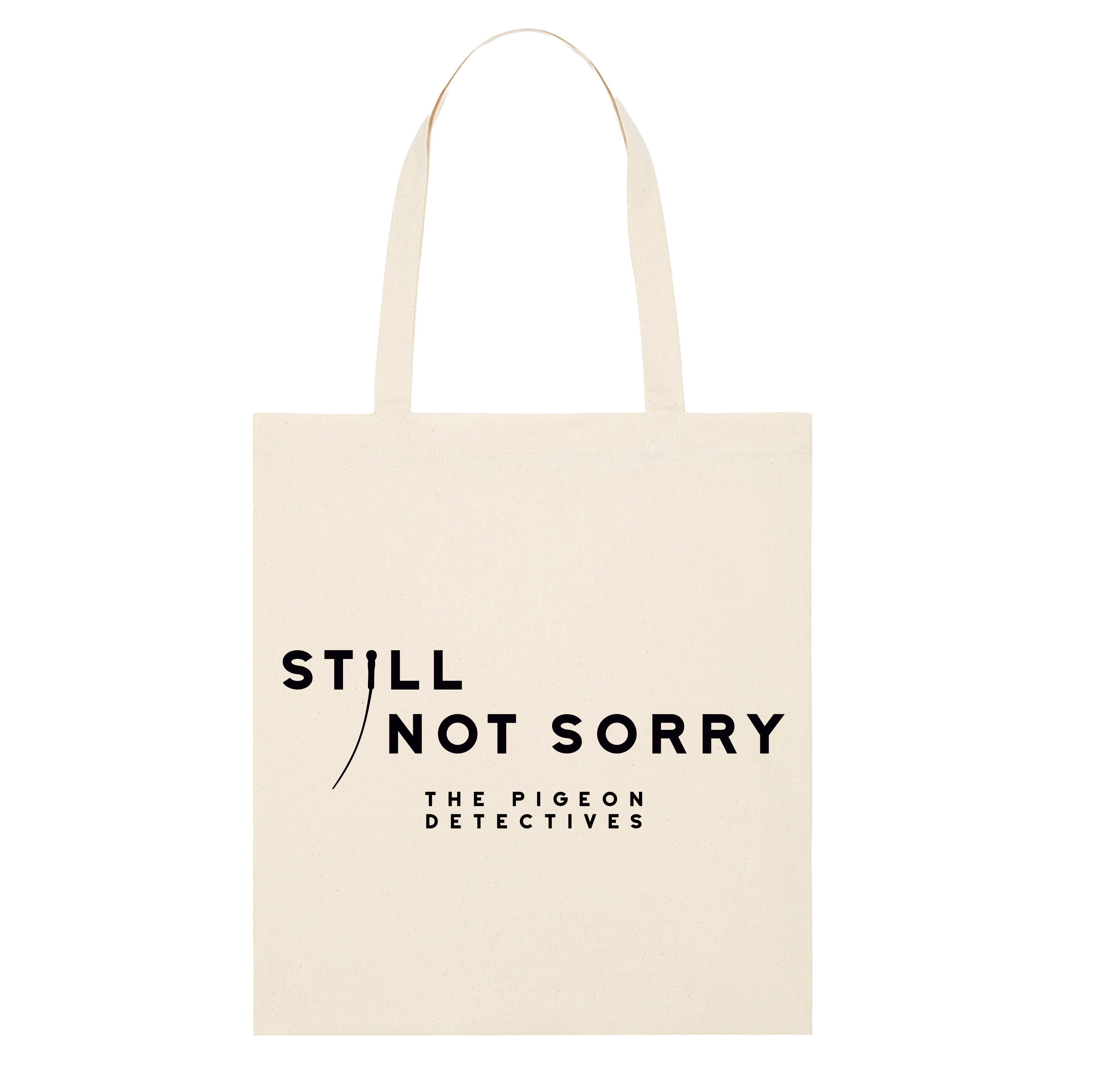 Pigeon Detectives Still Not Sorry sac tote beige double face
