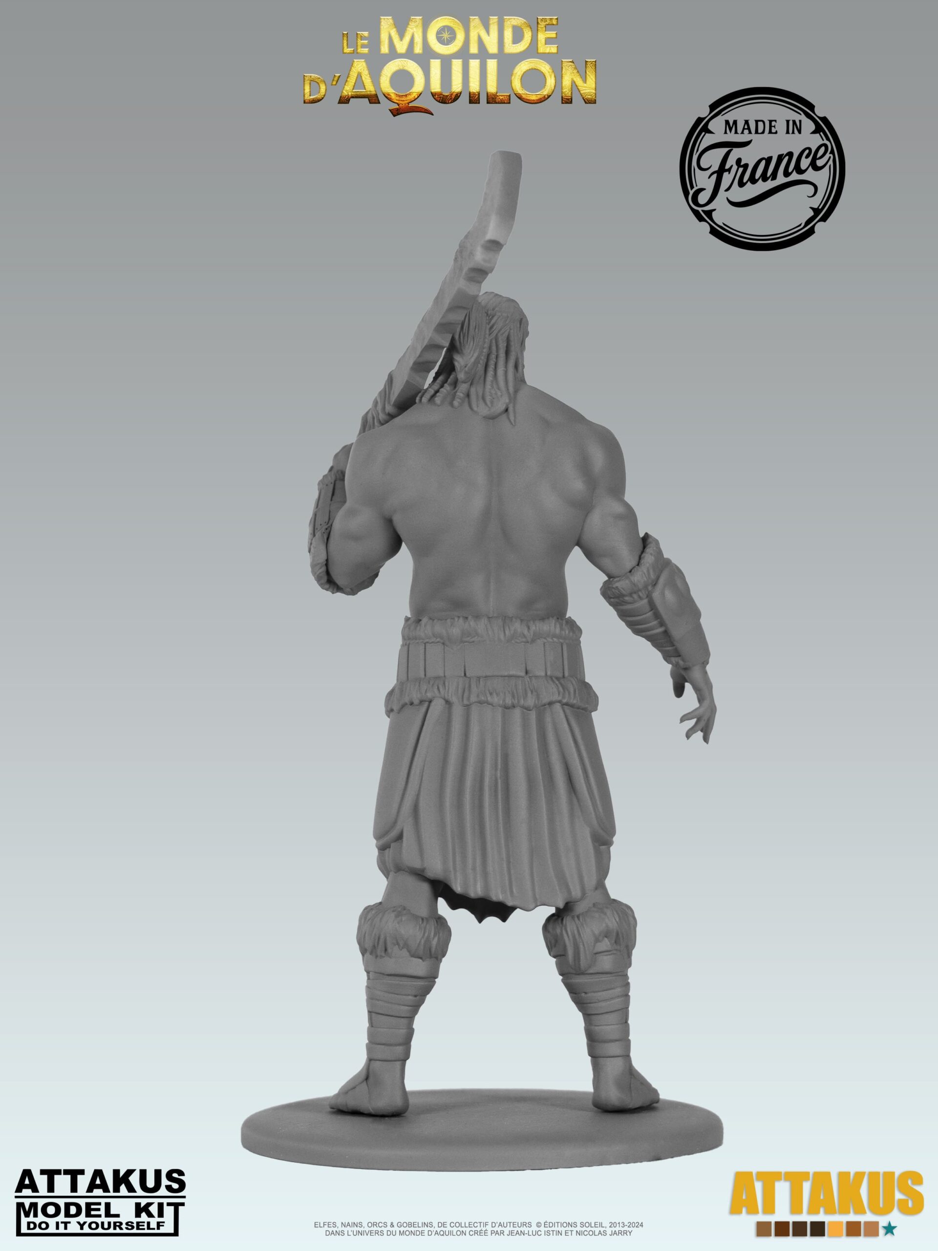 Attakus Model Kit Turuk Masque figurine à peindre résine