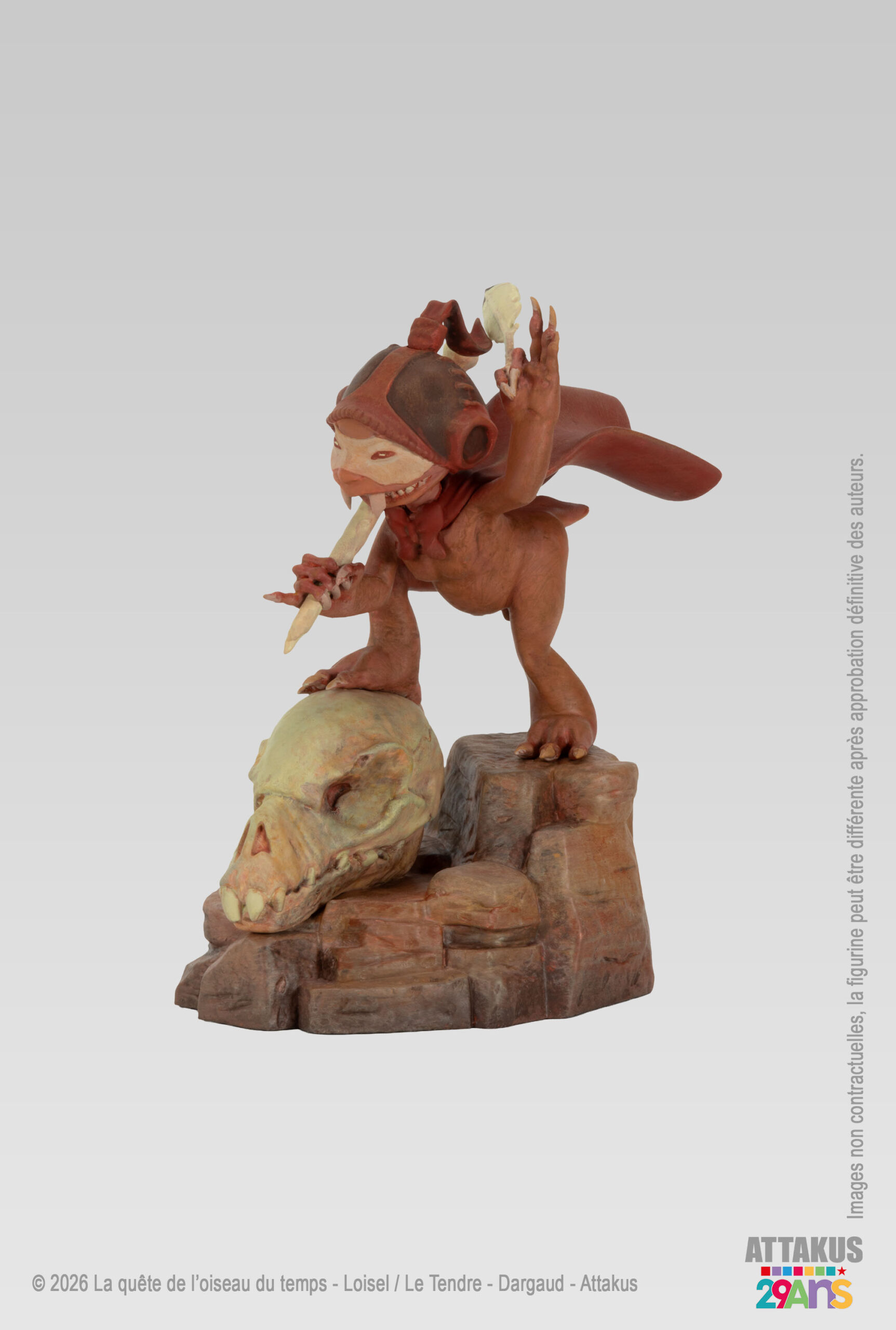 Attakus Collection Prestige Fol de Dol statue ocre 35 cm