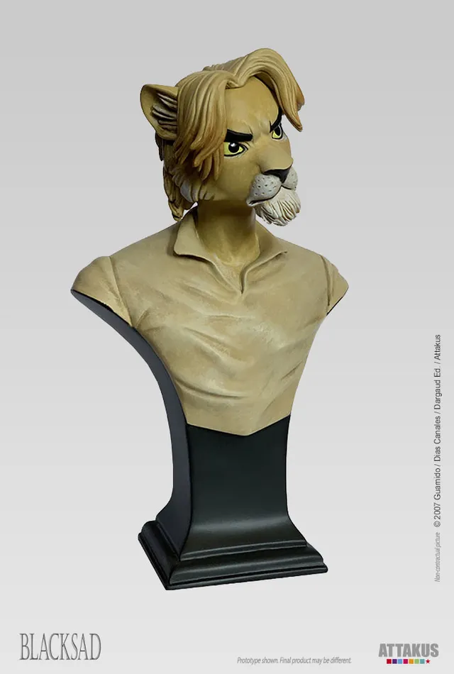 Attakus Blacksad Chad Lowell B430 buste résine 17 cm