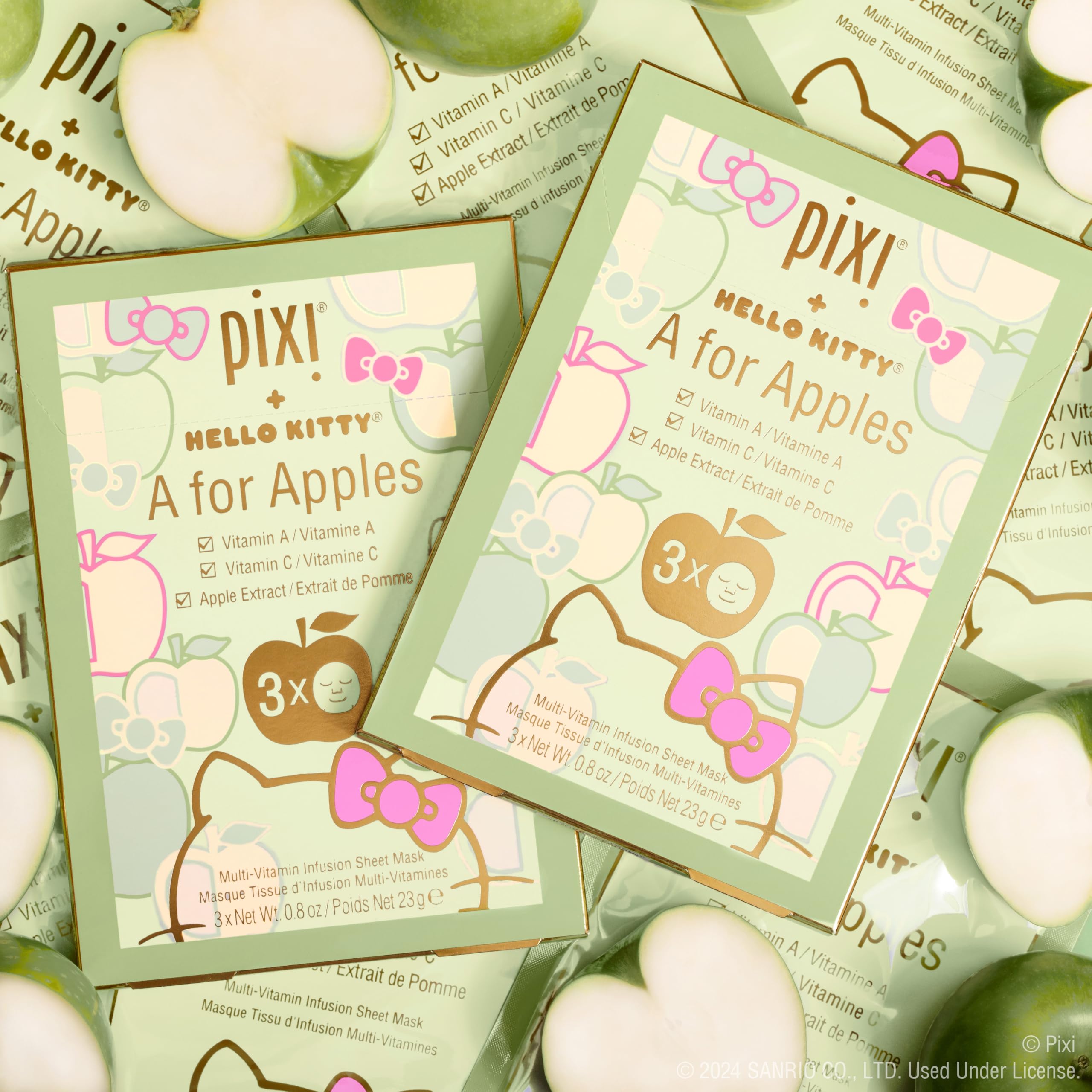 Pixi Vitamin-C A for Apples Masque Visage 3x23 g éclat
