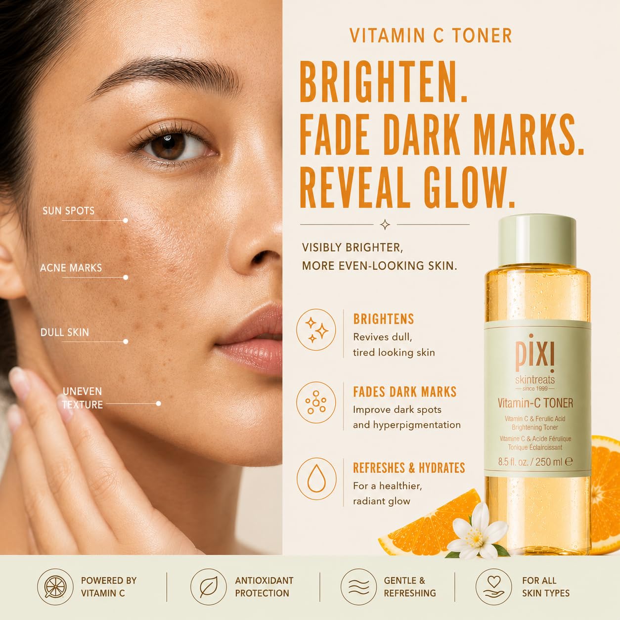 Pixi Vitamin-C Tonic lotion visage vitamine C 100 ml éclat