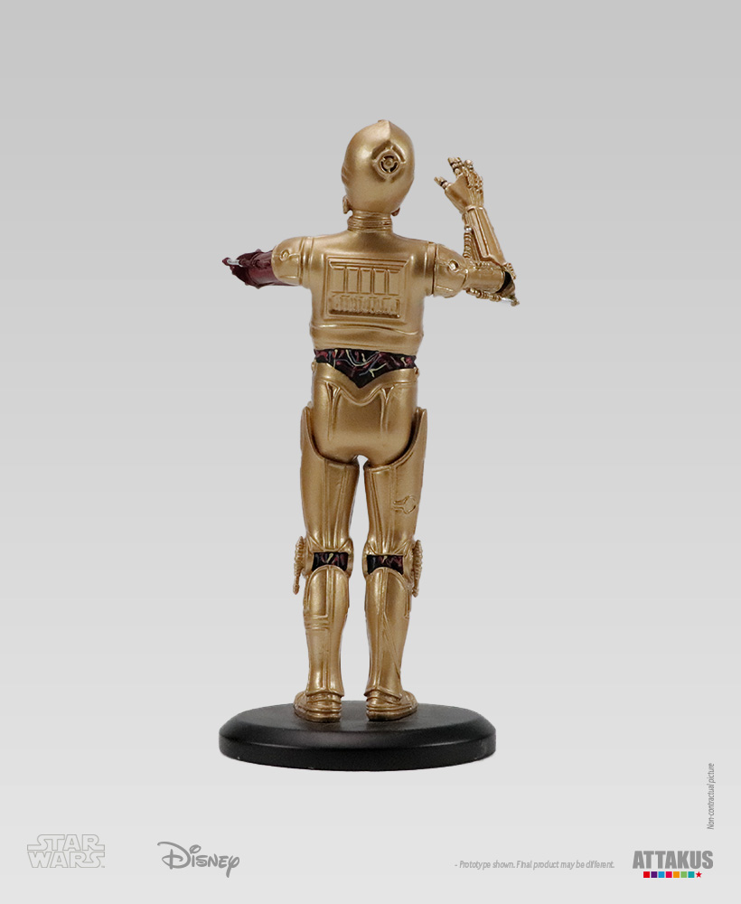 Attakus Elite C-3PO Bras rouge 1/10e statue résine 17,5 cm