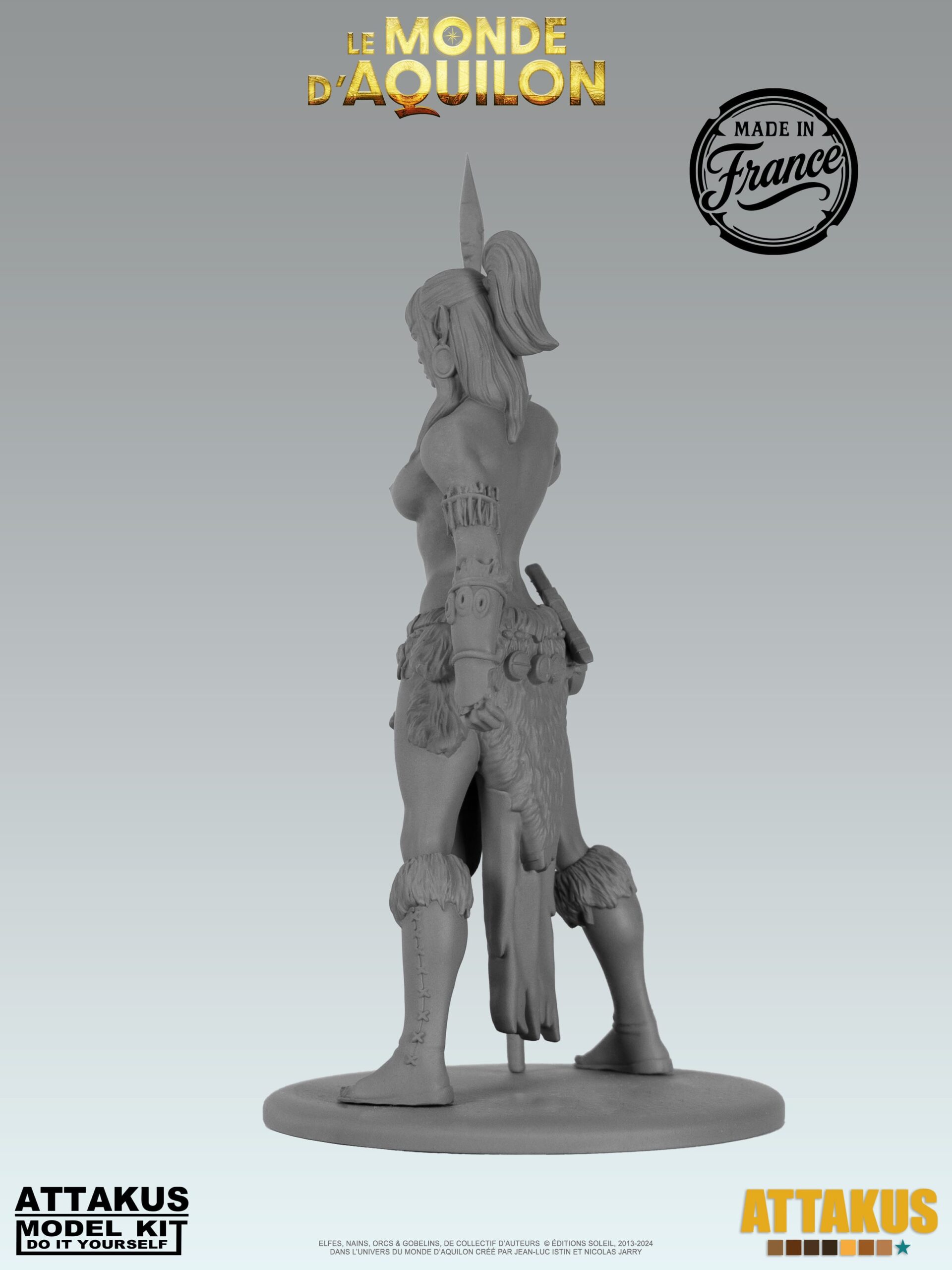 Attakus Model Kit Lea'saa Elfes figurine à peindre résine